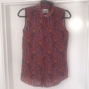 Thomas Pink Sleeveless Blouse
